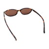 SA106 Womens Micro Oval Snug Dad Fashion Thin Plastic Sunglasses