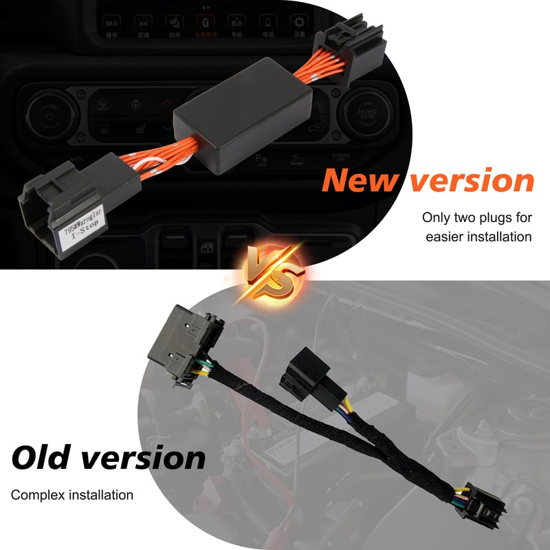 VOFONO Upgrade Auto Start Stop Eliminator Compatible with Jeep Wrangler