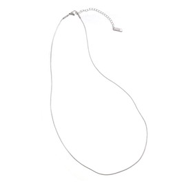 Vingtaine TC026 Necklace Snake Chain, Surgical Stainless Steel, Hypoallergenic, Rust Free, Metal Allergies, Stainless Steel