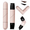 2PCS Eyeliner Stamp Set Black & Brown, 2025 New Foldable