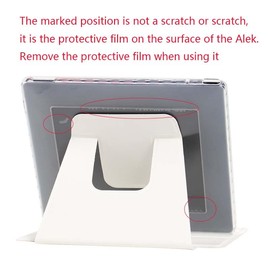 PU Case Compatible with Fro 7'' for Onyx Boox Tablet Go 7 Color/ Leaf2/Leaf3/Leaf3 C/Page/Galileo e-Reader Case Horizontal and Vertical Support for Sleep and Wake-up (Black)