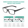Eyekepper Spring Hinges Vintage Reading Glasses Men Readers Black +3.75