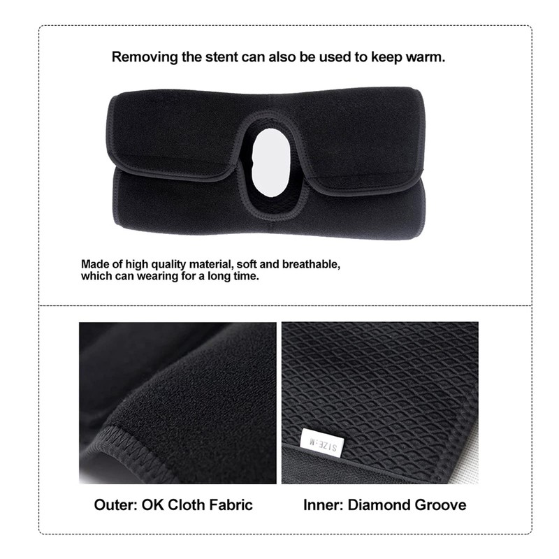 NSXAYIWE Knee Brace, Adjustable Knee Support Brace, Comfortable and Breathable