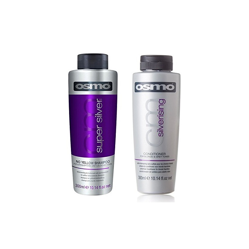 Osmo Super Silver No Yellow Shampoo & Silverising Conditioner 300