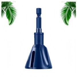 Ai-OUMLEEF Deburring External Chamfer Tool,Hex Shank Deburring Drill Bit with Tungsten Carbide Blade,External Chamfer Drill Bits Deburring Tool,for Repairing Damaged Bolts,Metal Rods,Pipes (5mm-25mm)