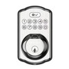 Defiant Electronic Fingerprint Deadbolt Door Lock BackLit Keypad - SATIN