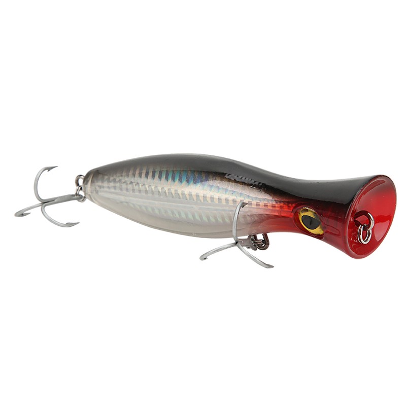 Artificial Popper Fish Lure 3D Eyes Seawater Hard Bait with