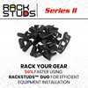 Rackstuds DUO 1RU Rack Mount Solution Series II – No