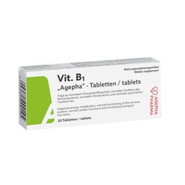 Vitamin B1 Tablets | High Dose Thiamine Tablets | EU Quality | Free of Additives | Relief for Nerve Pain, Nervous Disorders, Memory and Concentration Problems | Supports Energy Metabolism & Immunity