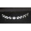 10 x DIAMANTIE LAPEL PINS IDEAL FOR CORSAGE'S, BUTTON HOLES