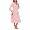 Women Kimono Robes Long Knit Bathrobe Lightweight Soft Knit Sleepwear
