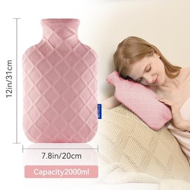 DICEVER DICEVER HOT WATER BAG with Cover, Pink