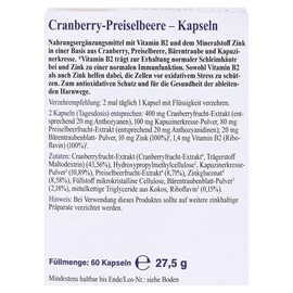 Espara Cranberry Cranberry Capsules Pack of 60