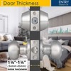 Brotima 1 Pack Keyed Alike Entry Door Knob and Deadbolt