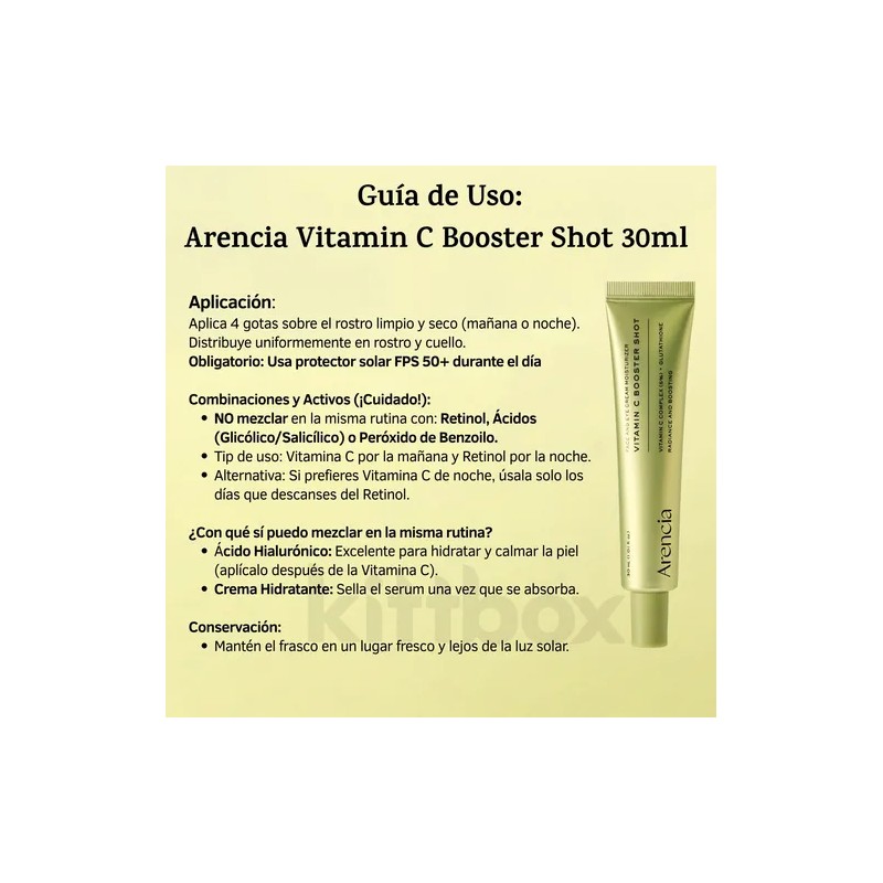Arencia Vitamina C Booster Shot 30ml Original Corea