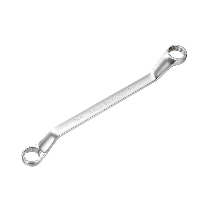 sourcing map Offset Extra Long Box End Wrench 18 x