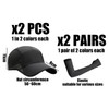 XMNIVATE Pack of 2 Women's Baseball Caps, 2 Pairs of