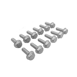 Lskioer LS Header Exhaust Manifold Bolt Kit,12 Pcs Exhaust Manifold Bolts Fits for Chevy GM LS1 LS2 LS6 LS7 LSX 4.8L 5.3L 6.0L 6.2L, Flanged Hex Head Bolts