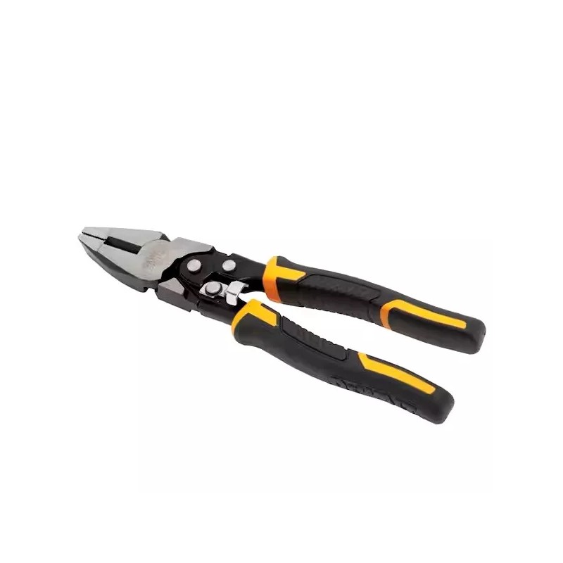 DeWalt LINESMAN'S COMPOUND ACTION PLIER DWHT70276 Bi-Material Handles *USA Brand