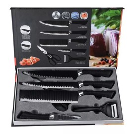 Yooshi Set Cuchillos Acero Inoxidable Cocina Profesionales Pelador