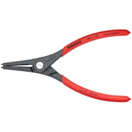 KNIPEX - 49 11 A2 Tools - Precision Circlip Pliers, External, Straight, 3/4-2 23/64" Shaft Dia. (4911A2)