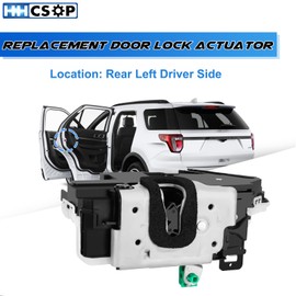 Rear Left Driver Side Door Lock Latch Actuator Replacement for Ford F-150 2009-2014, Ford Explorer 2011-2019, Ford Mustang 2010-2014, Ford Mustang Lobo Lincoln Mark LT 2009-2014 Replace 8A5Z5426413A