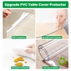 LinkGro Heavy Duty Clear PVC Table Protector 1.5mm Thick 54X54