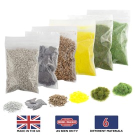 War World Gaming Rocky Alps Basing Kit - Model Building Terrain Tabletop Games Figures Landscaping Diorama Miniatures Landscape Terrain Construction Model Materials