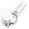divot tool white golf ball white golf ball green fork