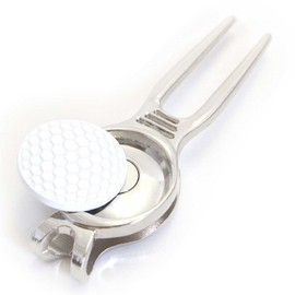 divot tool white golf ball white golf ball green fork & golf ball marker set