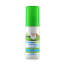 MAMAEARTH MAMAEARTH Nourishing Baby Hair Oil | Dry Scalp & Cradle Cap Care with Natural Avocado & Almond | Gentle Moisturizer for Delicate Skin 3.38 Fl Oz (100ml)