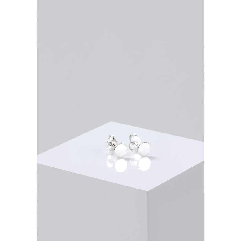 Elli Basic Geo Trend Women's Round Earrings in 925 Sterling