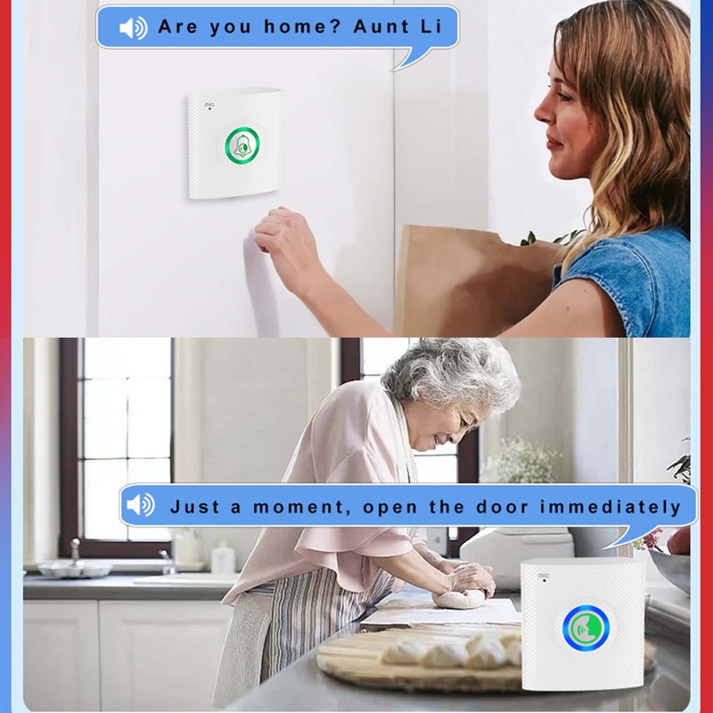 2 Way Voice Intercom Super Long Range Wireless Doorbell Intercom