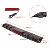KEEPDSGN Carbon Rear Bumper Diffuser w/ LED Tail Brake Light