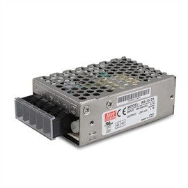Mean Well RS-25-24 24V 1.1A 26.4W Single Output Switching Power Supply - Compact, High Efficiency, 88-264VAC/125-373VDC - DIY Projects, Electronics