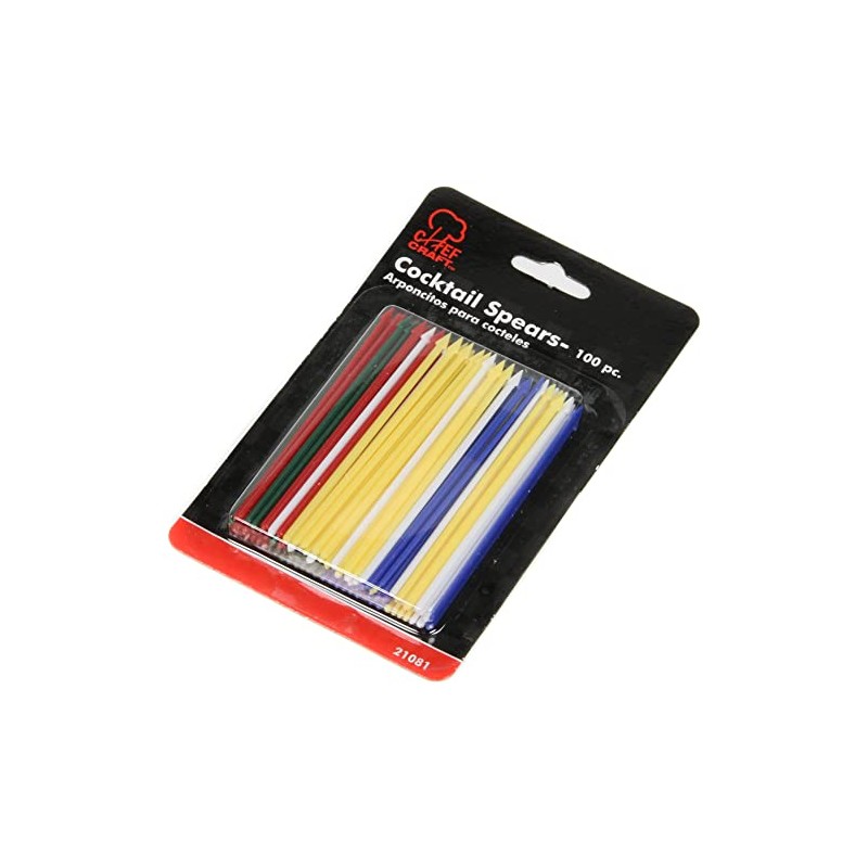 Chef Craft Select Plastic Cocktail Spears, 3.25 inches in Length