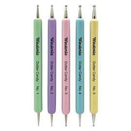 Winstonia 5pcs Dotting Tools Set 10 Metal Tips for Nail Art Painting, Manicure Patterns, Mandala Designs, Crafting - DOTTER CANDY