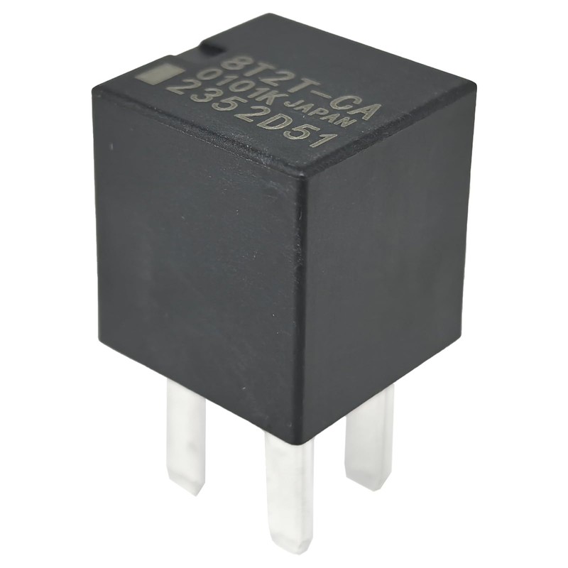 3-Pack 8T2T-CA Relay - 12VDC 20A 4-Pin SPST Automotive Power