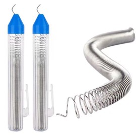 2Pcs 60/40 Solder Wire,0.8mm/0.032" Dia Diameter Rosin Core Solder for Electrical Soldering, Circuit boards, DIY, Welding Work, Repair(Net 17g)