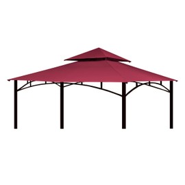 JANCANOPY Gazebo Replacement Cover for Grill Gazebo Model L-GG001PST-F, (Burgundy)