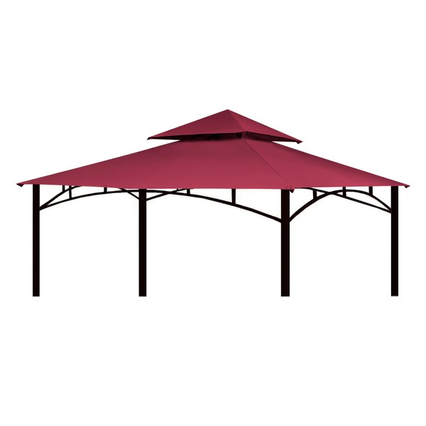 JANCANOPY Gazebo Replacement Cover for Grill Gazebo Model L-GG001PST-F, (Burgundy)