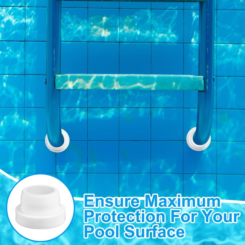 Colingmill 4 Pack Pool Ladder Bumpers for Inground Pool Ladder