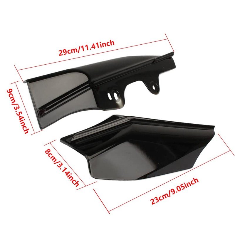 Motorcycle Engine Mid Frame Air Deflector Heat Shield for Harley