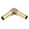 X AUTOHAUX 8mm Brass Barb Elbow 90 Degree Male Fitting