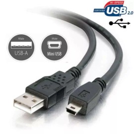 HTC DICU6700B USB-A to Mini-USB Cable for External Hard Drive Digital Camera GPS