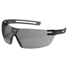 uvex X-Fit Protective Glasses | Grey PC Eyepiece | NF EN 166 172 Certified | Anti-Fog Lenses | Scratch Resistant | Chemicals | UV400 Protection | Lightweight | 23 Grams
