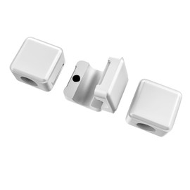 6 Pack Cord Organizer Holder,Magnetic Desk Cable Clips Management,Hide Phone Charging Cable Keeper,Adhesive Wire Holder Keeper Organizer for Home Office Desk Phone Car Wall Desktop Nightstand.（White）