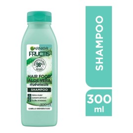 🍃💖 Garnier Fructis Hair Food Aloe Vera | Shampoo Hidratante para Pelo Deshidratado, 300 ml 🌿✨