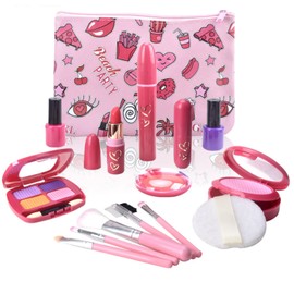 OTONOPI Makeup Toys, Makeup Set, Makeup Toys, Cosmetics Toys, 15-Piece Set, Color Free, Girls, Kids, Pretend Play, Present, Christmas, 15 Pieces, Ages 6 and Up
