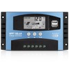 100A MPPT Solar Panel Charging Controller, 12V/24V Auto Solar Battery